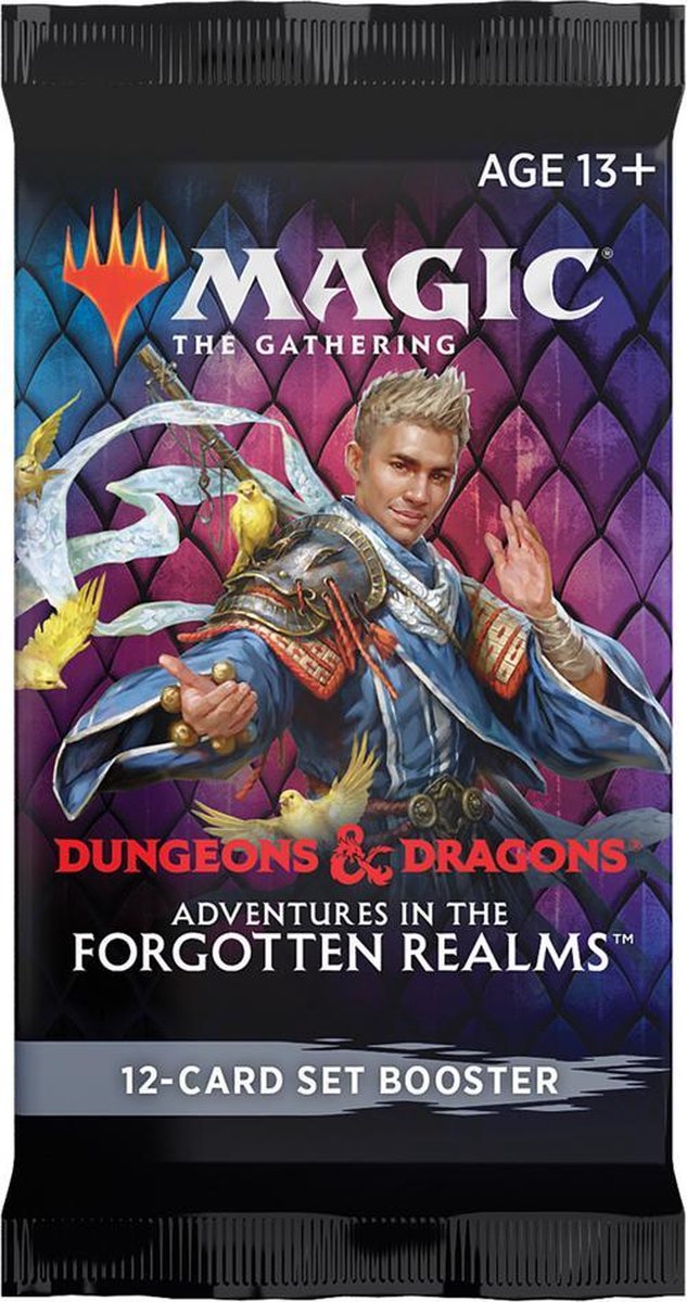 Trading Card Game TCG Magic The Gathering D&D Forgotten Realms Set Booster Pack MAGIC THE GATHERING