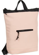 New-Rebels® Mart - Top Zip - Waterafstotend -  Rugtas - Laptoptas 13,3 Inch. - Shopper - 30x15x44cm - Zacht Roze