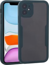 Acryl + TPU 360 graden volledige dekking schokbestendige beschermhoes voor iPhone 11 (groen)