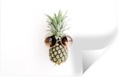 Muurstickers - Sticker Folie - Ananas - Zonnebril - Tropisch - 30x20 cm - Plakfolie - Muurstickers Kinderkamer - Zelfklevend Behang - Zelfklevend behangpapier - Stickerfolie