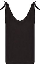 DEELUXE Tanktop met strikbandjes ANNY Black
