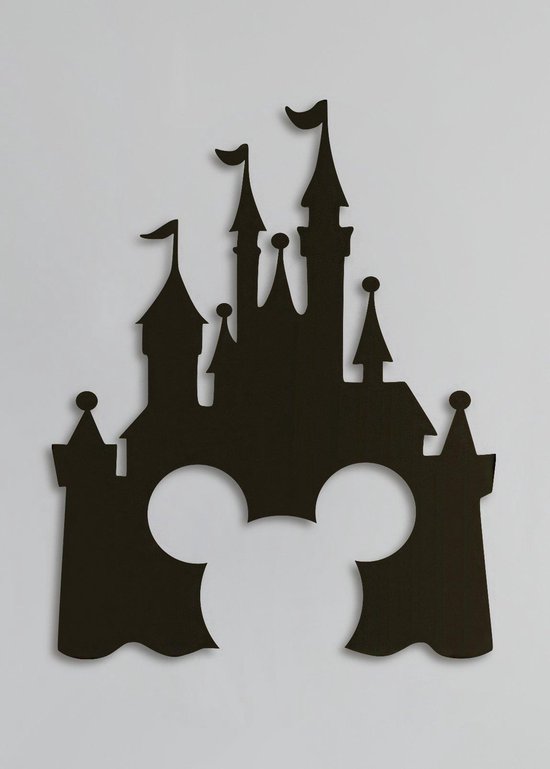 Wanddecoratie | Disney kasteel - XL (64x80cm)