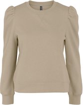 Pieces Trui Pcfranci Ls Sweat Bc 17115898 White Pepper Dames Maat - M