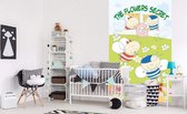 Dimex Baby Bees Vlies Fotobehang 150x250cm 2-banen