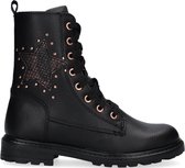 Omoda Om121750 Veterboots - Laarzen Met Veters - Meisjes - Zwart - Maat 30