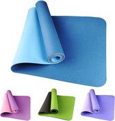 yoga mat antislip -zinaps yoga mat antislip niet-giftige fitness mat tweekleurige TPE dunne reizen (WK 02130)