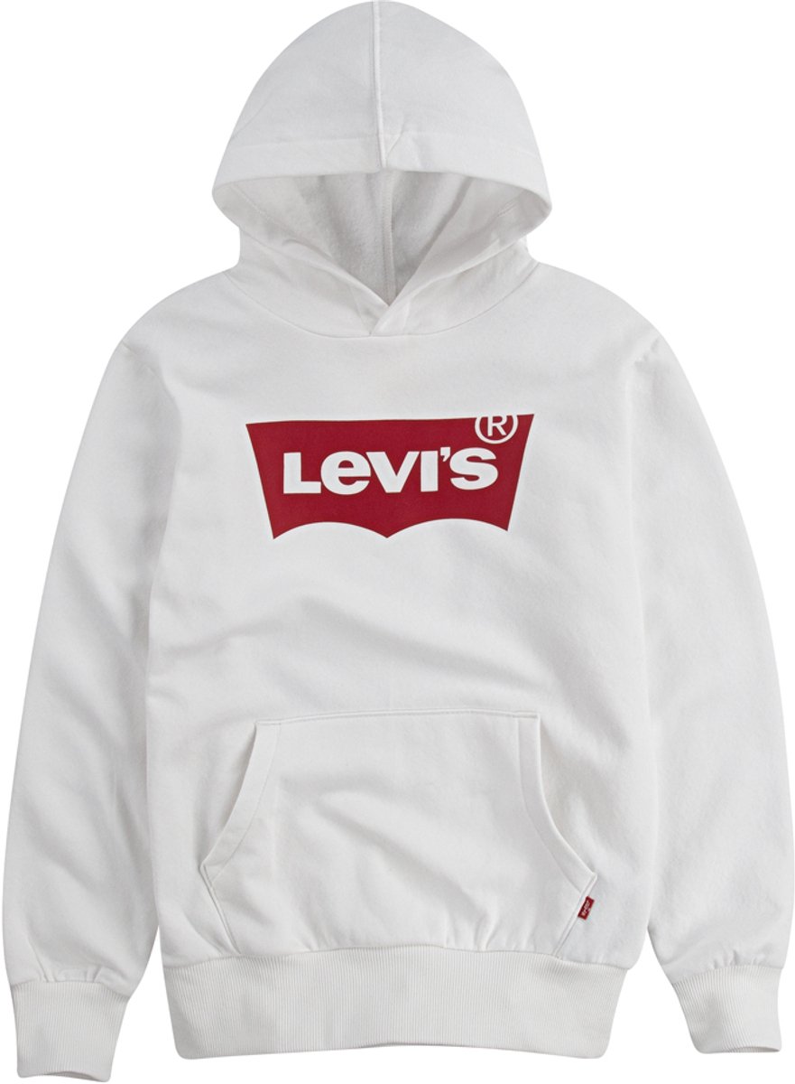 Levi´s ® Kids Batwing Screenprint Hoodie 6 Years Jongens Wit