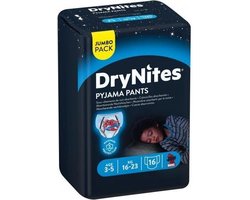 Drynites luierbroekjes - jongens - 3 tot 5 jaar - 16 stuks (1x16)