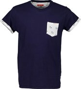 DEELUXE T-shirt met bloemenprintdetails OASIS Night Blue