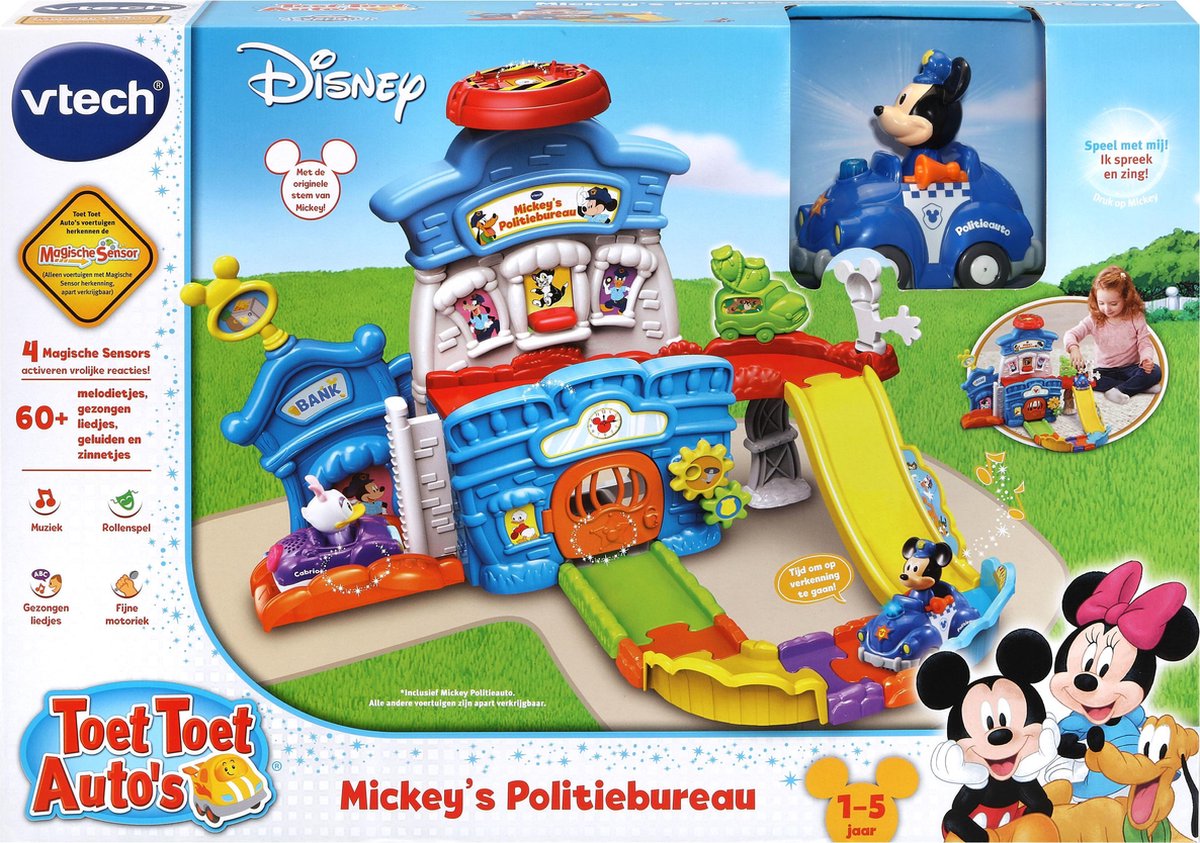 Fantastisch Beugel Beurs VTech Toet Toet Auto's Disney Mickey's Politiebureau - Educatief Speelgoed  - 1 tot 5 Jaar | bol.com
