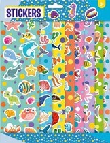 stickerset junior 21 x 29,5 cm papier blauw 8-delig