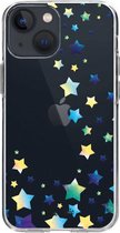 Casetastic Apple iPhone 13 mini Hoesje - Softcover Hoesje met Design - Funky Stars Print