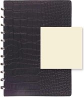 Atoma | Notebook Systeem | Pur | Copy book | croco edition | A4 | bruin | Blanco