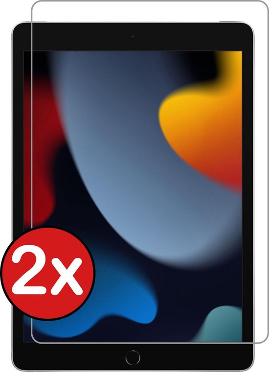 iPad 10.2 2020/2021 Glas de protection écran (10,2 pouces) en Tempered Glass Trempé - 2 PACK