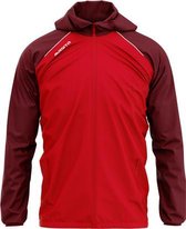 Masita | Windjack Heren - Windbreaker Supreme - Waterafstotend Getapete Naden Capuchon - Mesh Binnenvoering - RED - 128