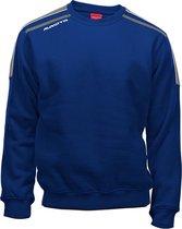 Masita | Striker Sweater Heren & Dames - Ronde hals - Duurzaam Materiaal - marine/anthraciet - M