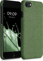 kwmobile hoesje voor Apple iPhone SE (2022) / SE (2020) / 8 / 7 - beschermhoes van stof - groen