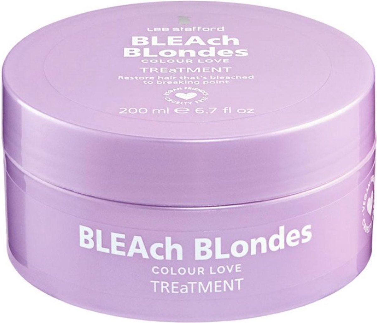 Lee Stafford - Bleach Blondes - Hair Mask - 200ml - Haarmasker voor Beschadigd Blond Haar