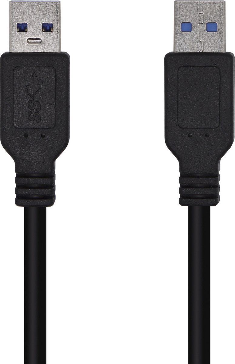 AISENS A105-0446 USB-kabel USB 3.2 Gen 1 (3.1 Gen 1) 1 m USB A Zwart