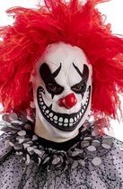 Carnival Toys Masker Smiling Clown Heren Latex Rood One-size