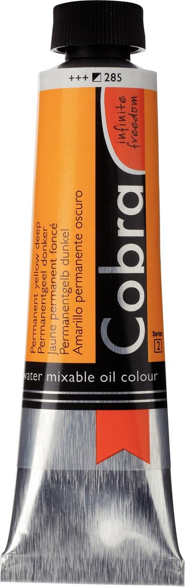 Olieverf - #285 Permanentgeel Donker - Cobra - 40ml
