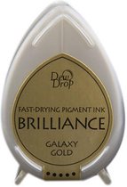 Stempelkussen - Brilliance dew drop ink pad galaxy gold - 1 stuk - metallic goud