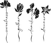 The Crafter's Workshop Stencil - 30.5x30.5cm - Word Stems