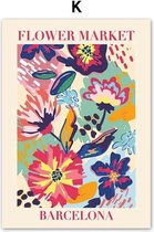 Flower Shop Sign Florist Print Poster Wall Art Kunst Canvas Printing Op Papier Living Decoratie 60x80cm Multi-color