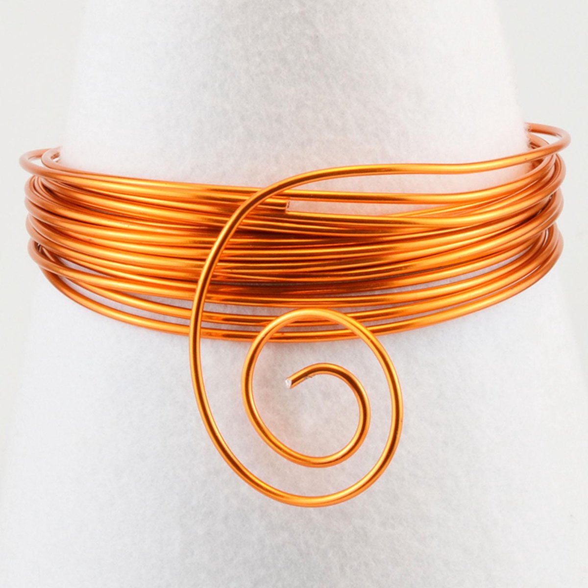 Vaessen Creative Aluminium Draad - 2mm - 50m - Saffraan oranje