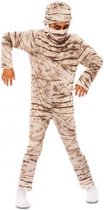 verkleedpak mummie polyester beige/bruin mt 140-152