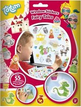 raamstickers Fairy Tales 16 x 21 cm junior 4 vellen