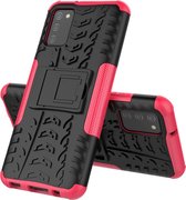 Samsung Galaxy A02s Hoesje - Schokbestendige Back Cover - Roze