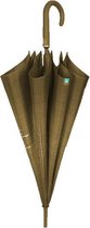 paraplu dames 102 cm automatisch microvezel bruin