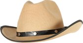 cowboyhoed vilt lichtbruin one-size