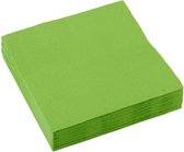 servetten lime 25 x 25 cm 20 stuks