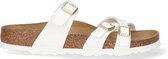 Birkenstock slipper FRANCA White Patent Birko-Flor narrow - Maat 38