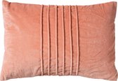 Dutch Decor PAX - Sierkussen velvet 40x60 cm Muted Clay - roze