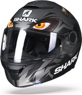 Shark Spartan 1.2 Lorenzo Austrian AKA Mat Antraciet Zwart XXL