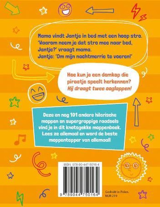 moppenboek Knotsgekke moppen & raadsels voor kinderen, ZNU