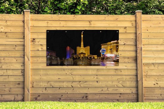 Affiche jardin - Bande lumineuse Las Vegas - 160x80 cm