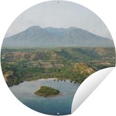 Tuincirkel Zee - Indonesië - Baluran - 90x90 cm - Ronde Tuinposter - Buiten