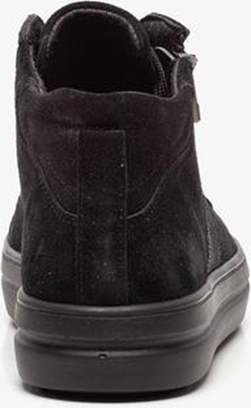 Hush Puppies leren dames sneakers - Zwart - Maat 42 | bol.com