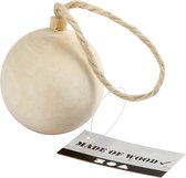 Kerst Ornament. 4.8 cm. poplar hout - 1 st