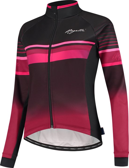 Rogelli Impress Fietsjack Winter - Dames - Bordeaux, Roze - Maat L