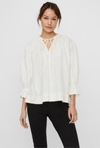 Vero Moda Blouse Vmrianne 3/4 Top Wvn Ga 10249654 Snow White Dames Maat - XL