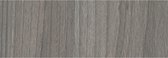 2x Stuks decoratie plakfolie eiken houtnerf look grijsbruin 45 cm x 2 meter zelfklevend - Decoratiefolie - Meubelfolie