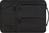 Laptoptas geschikt voor Lenovo IdeaPad - 13.3 / 14 inch sleeve - WiWu Gent Business Sleeve - Laptoptas - Waterafstotend - Zwart