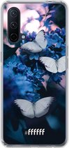 6F hoesje - geschikt voor OnePlus Nord CE 5G -  Transparant TPU Case - Blooming Butterflies #ffffff