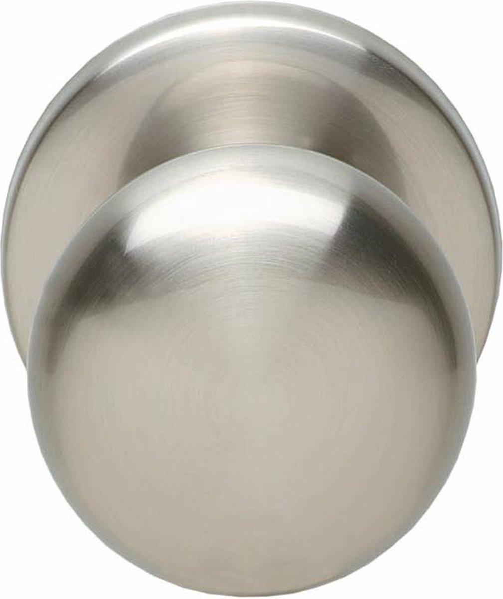Intersteel Voordeurknop paddenstoel nikkel mat