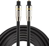 By Qubix ETK Digital Optical kabel 3 meter - toslink audio male to male - Optische kabel nickel series - zwart audiokabel soundbar